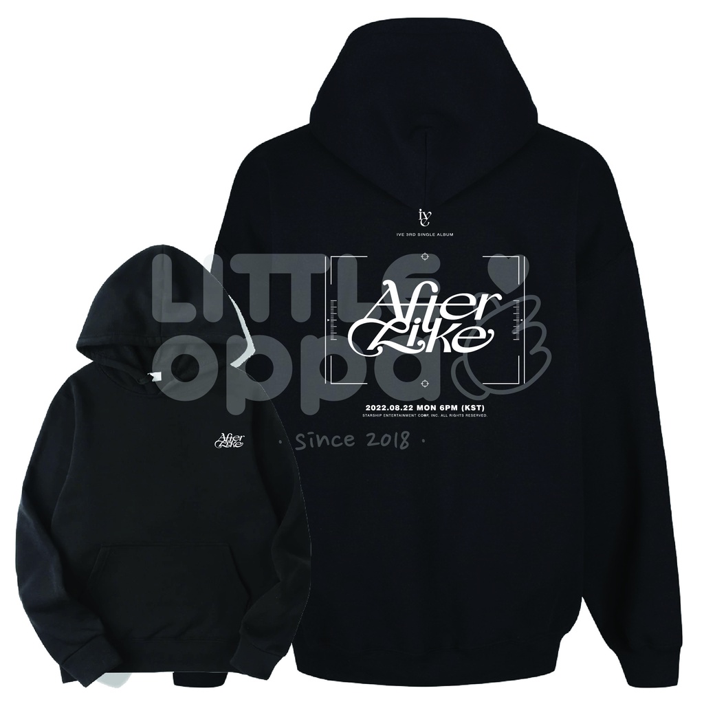 JACKET HOODIE KPOP I V E AFTER LIKE WONYOUNG GAEUL YUJIN LIZ REI LEESEO HOODIE UNISEX
