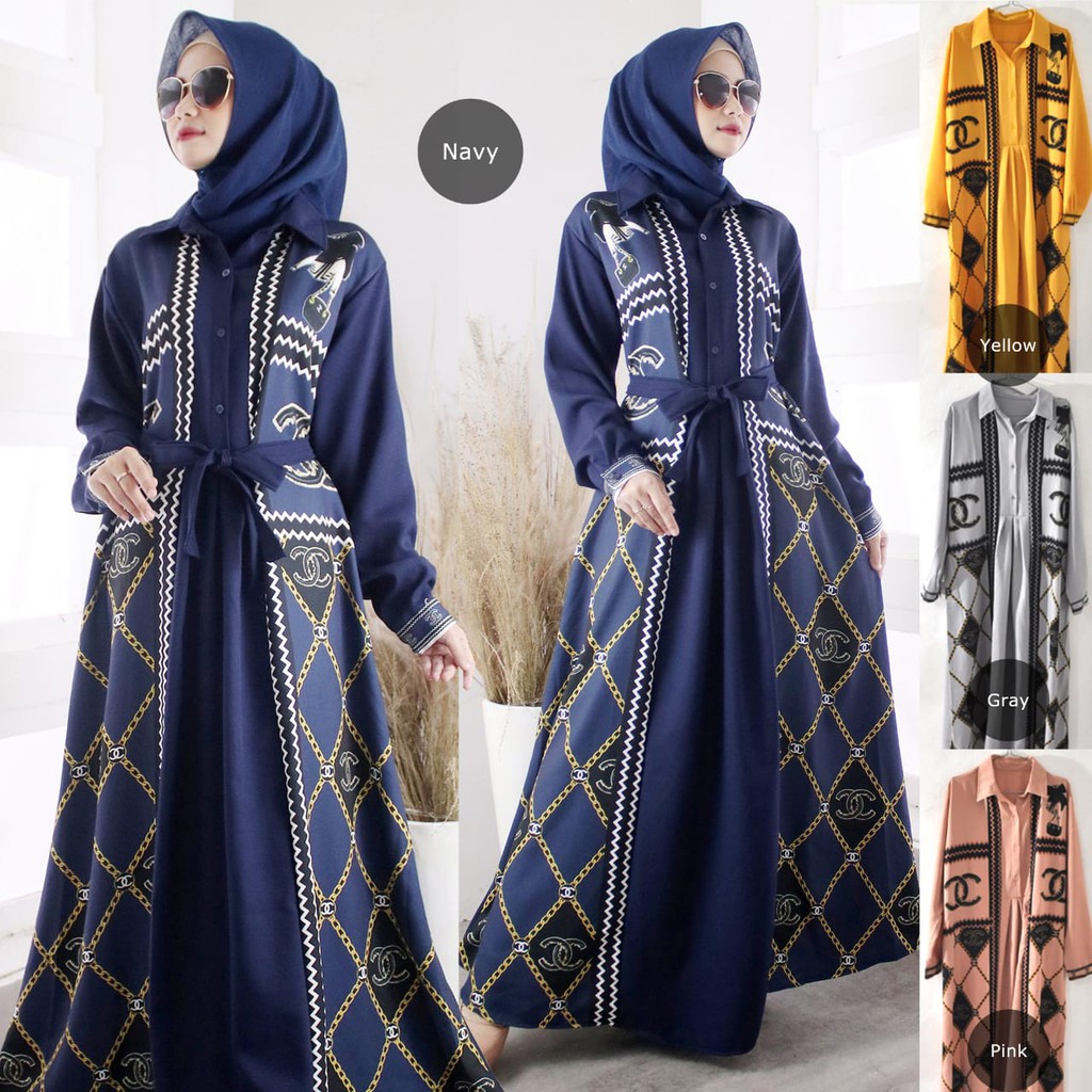 Gamis Moscrepe Printing Import