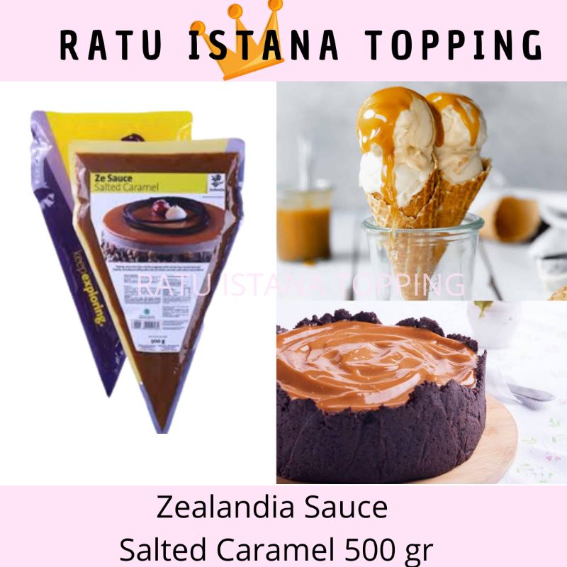

ZEELANDIA ZE SAUCE SALTED CARAMEL 500 GR SAUS SALTED KARAMEL