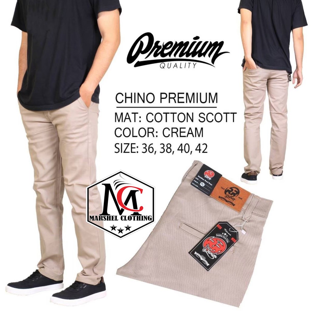 RCL - CELANA CHINO RR SKINY HIJAU ARMY PANJANG BAHAN COTTON SCOTT PREMIUM - CELANA CHINO RR DENIM BANDUNG S.M.L.XL