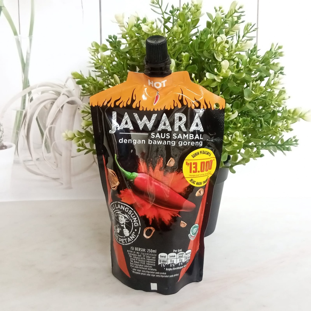 Hot Jawara Saus Sambal Pouch 250ml