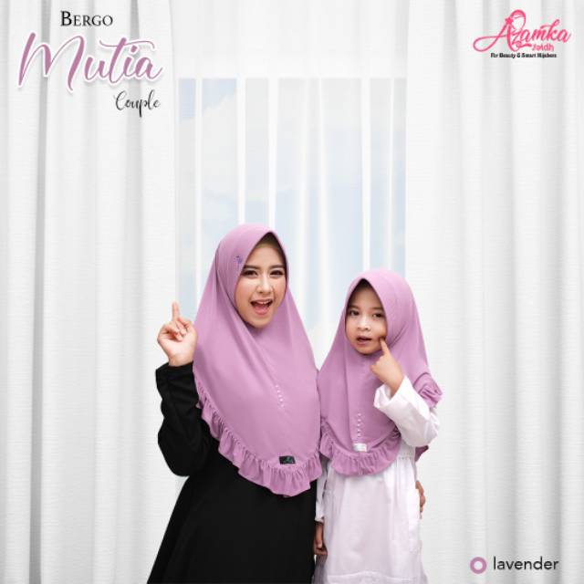 BERGO MUTIA COUPLE MOM & KIDS BY AZAMKA HIJAB
