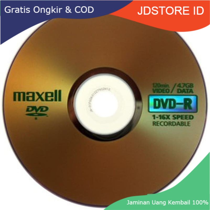 DVD-R MAXELL 4,7GB DVD KOSONG DVD/CD ECERAN