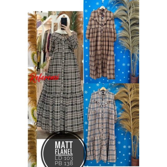 TERLARISS TERBARU GAMIS FLANEL