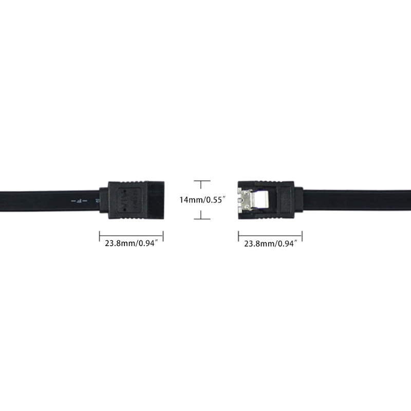 zzz 8-Core Sata3.0 SSD Serial Port Data Cable SATA Cable 3.0 Data Cable Hard Disk Drive Signal  6GB/S 15.74inch