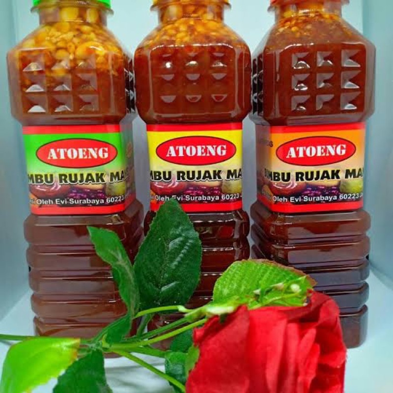 

bumbu rujak buah ready pedas sedang & super pedas