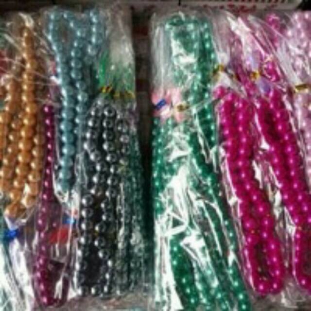 souvenir tasbih mutiara kecil