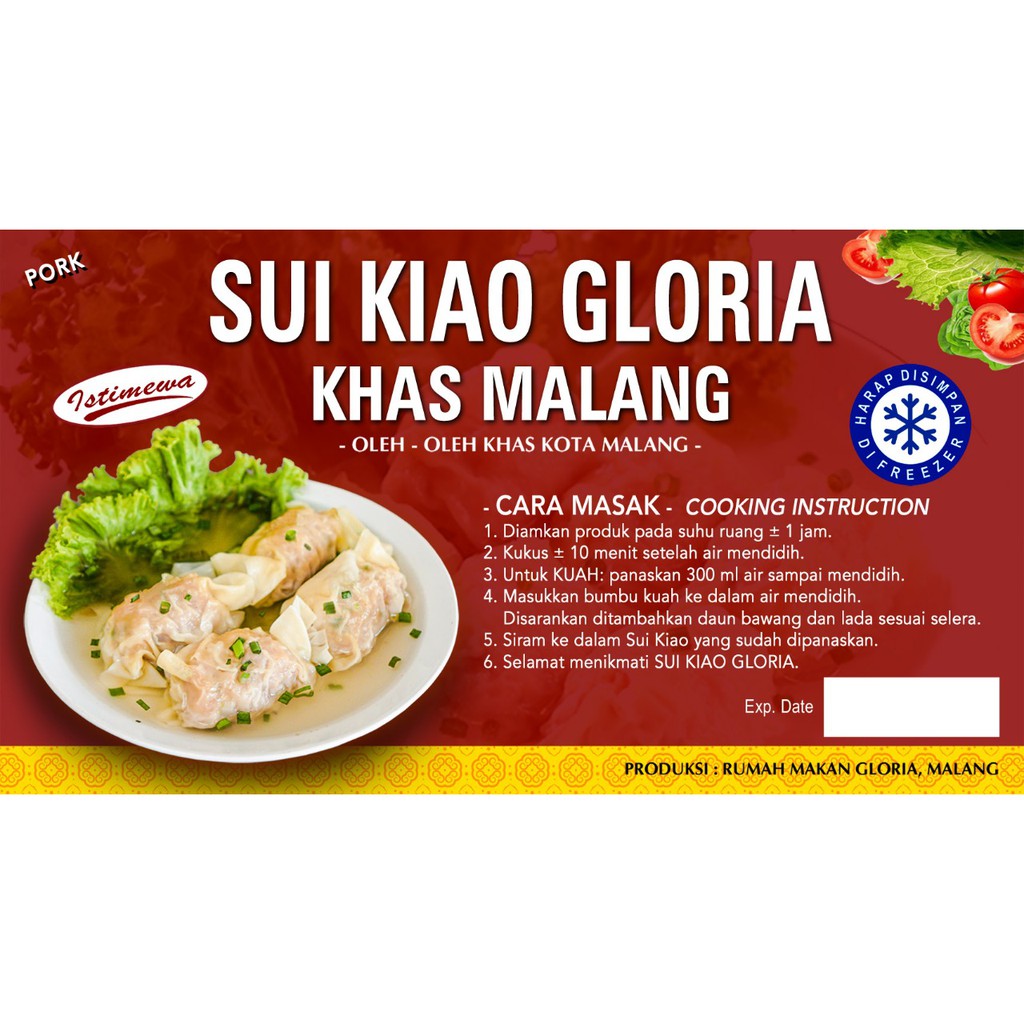 

Suikiao Pork Isi 4 Gloria (Non Halal)