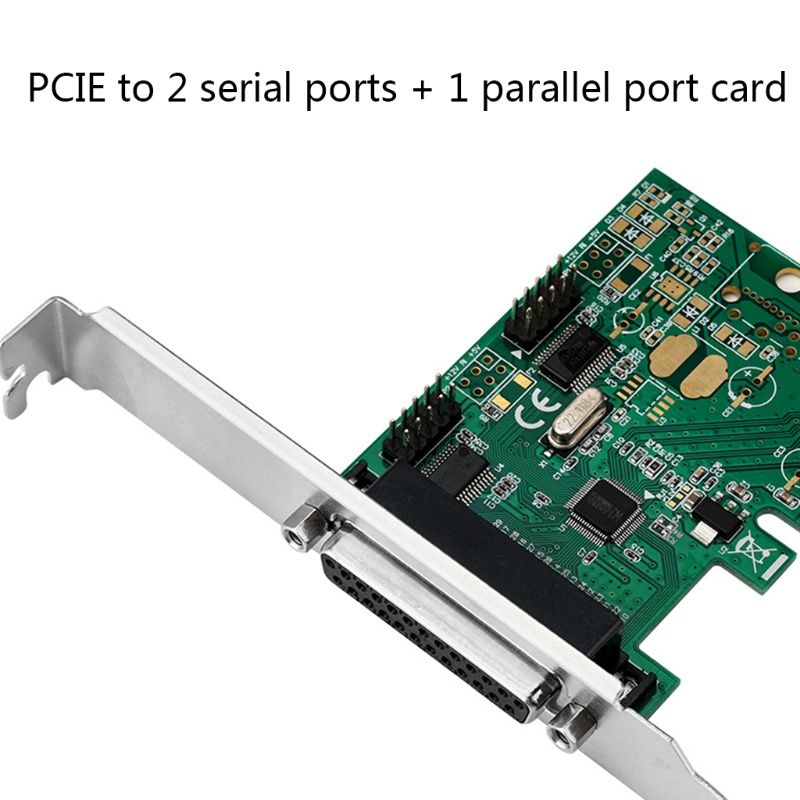 Konektor Port Serial btsg RS232 Paralel Kartu Ekspanding PCIE WCH382+Baffle