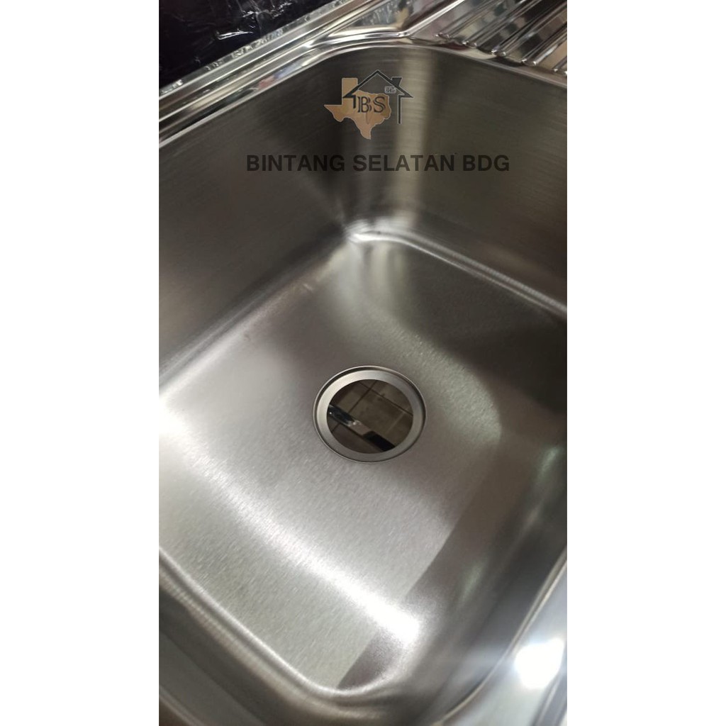 BAK CUCI PIRING  KITCHEN SINK DENGAN KAKI STAINLESS CPK 100X50X25 CM