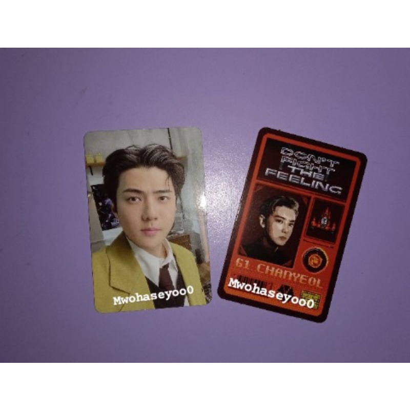 EXO SEHUN EXPANSION CHANYEOL ID CARD