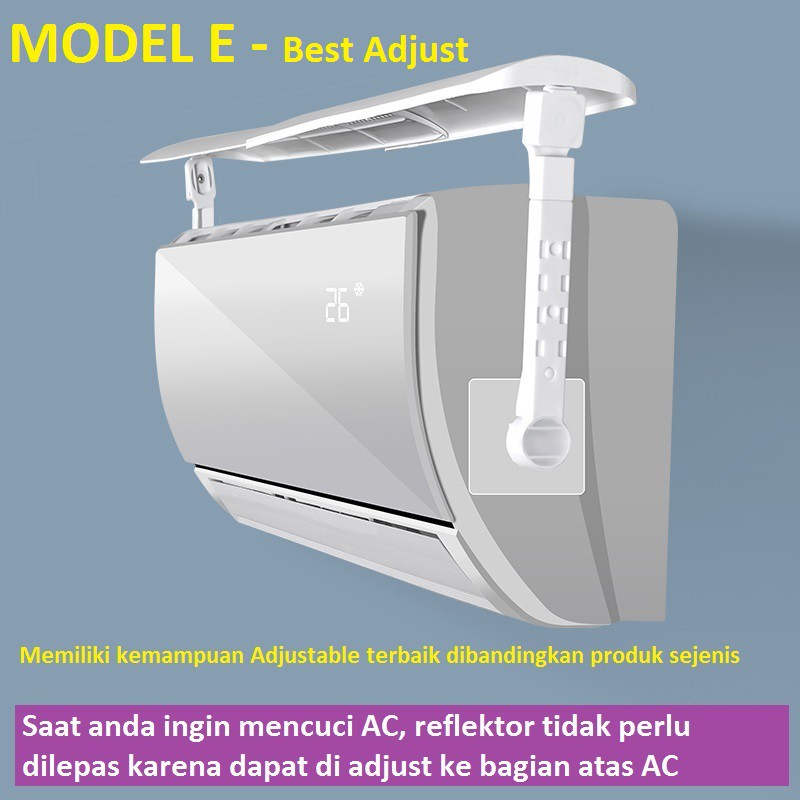 Reflector/Reflektor/Acrylic/Akrilik/Penahan Angin/Talang AC/Air Screen Cover AC