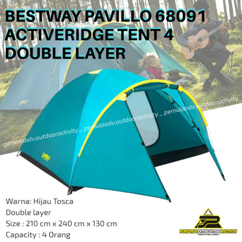 TENDA BESTWAY PAVILLO 18091 ACTIVERIDGE Kap 4 (Double Layer)