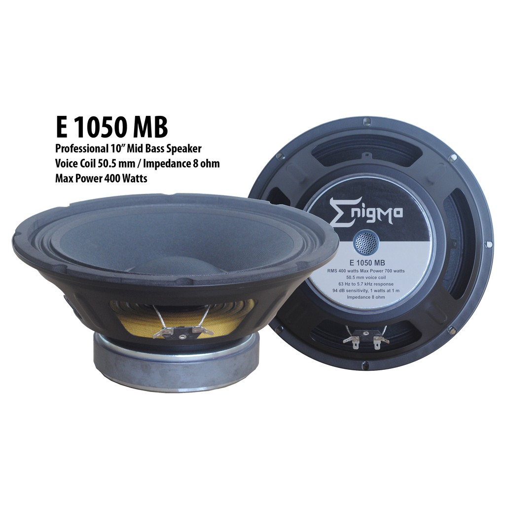 ENIGMA - E 1050 MB - Speaker Component 10 inch