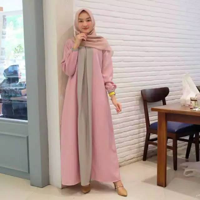 Gea Maxy Baju ootd kekinian  Dress muslimah Fashion muslim Dress big size