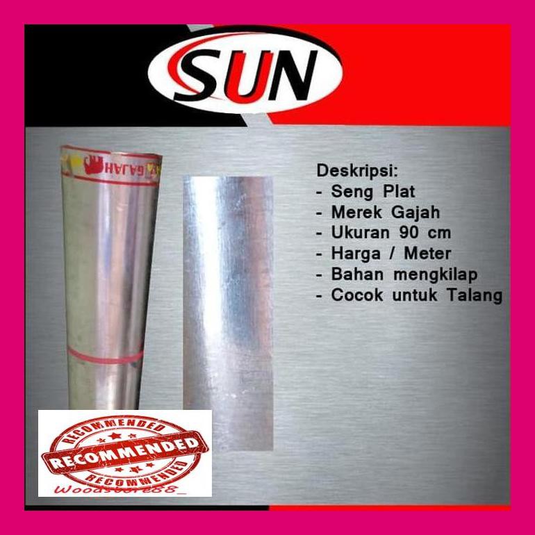 S50Mjhmlc Seng Plat 90 Cm Talang Atap Gerobak Warung D50Bgytp