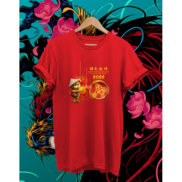 Kaos Imlek 2022 TIGER PETANI PETASAN 39 - year of tiger - Kaos chinese new year - Kaos imlek shio macan couple keluarga - LUNAR SINCIA 2022