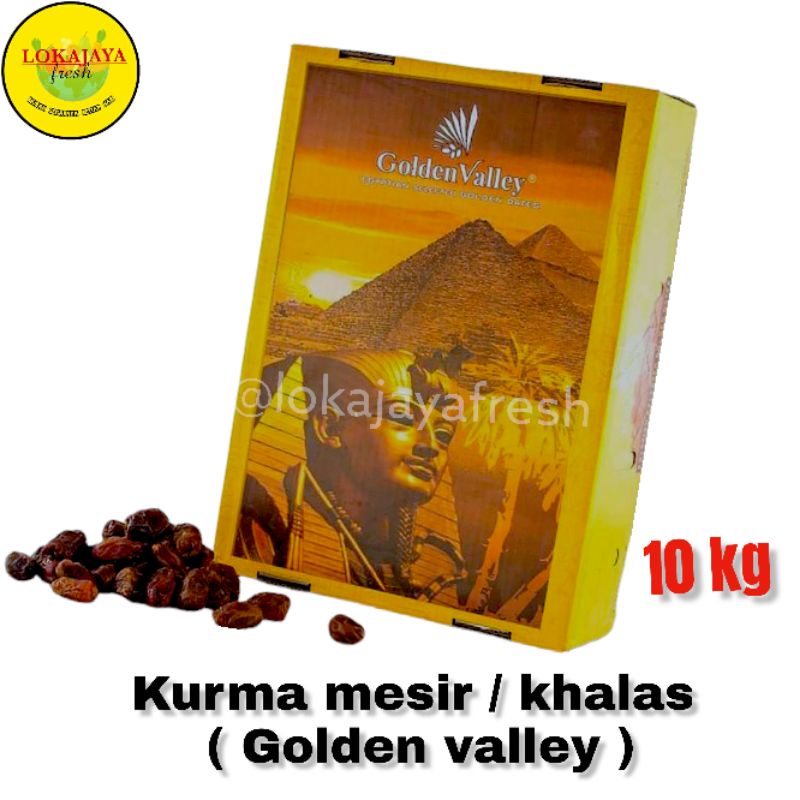 

KURMA MESIR GOLDEN VALLEY | KURMA KHALAS GOLDEN VALLEY | KURMA MESIR | KURMA GOLDEN VALLEY 10 KG