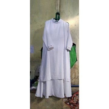 (preloved)baju gamis rayon crinkle premium