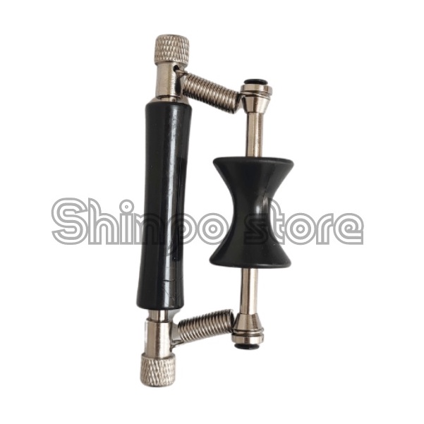 Capo Gitar Akustik Elektrik Nylon Bass Glider Slider Rollling Metal