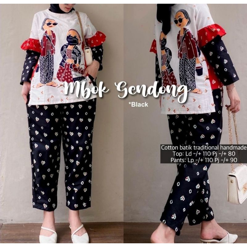 Setelan Batik Mbok Gendong | Setelan Melati | New Yu Tentrem