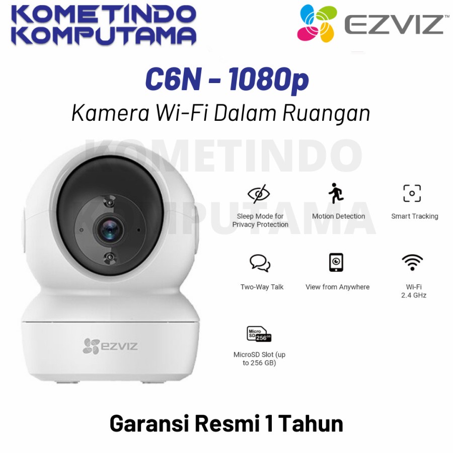 C6N 2MP EZVIZ 1080P Home Dome Smart Wireless IP Camera CCTV GARANSI RESMI 100% ORIGINAL