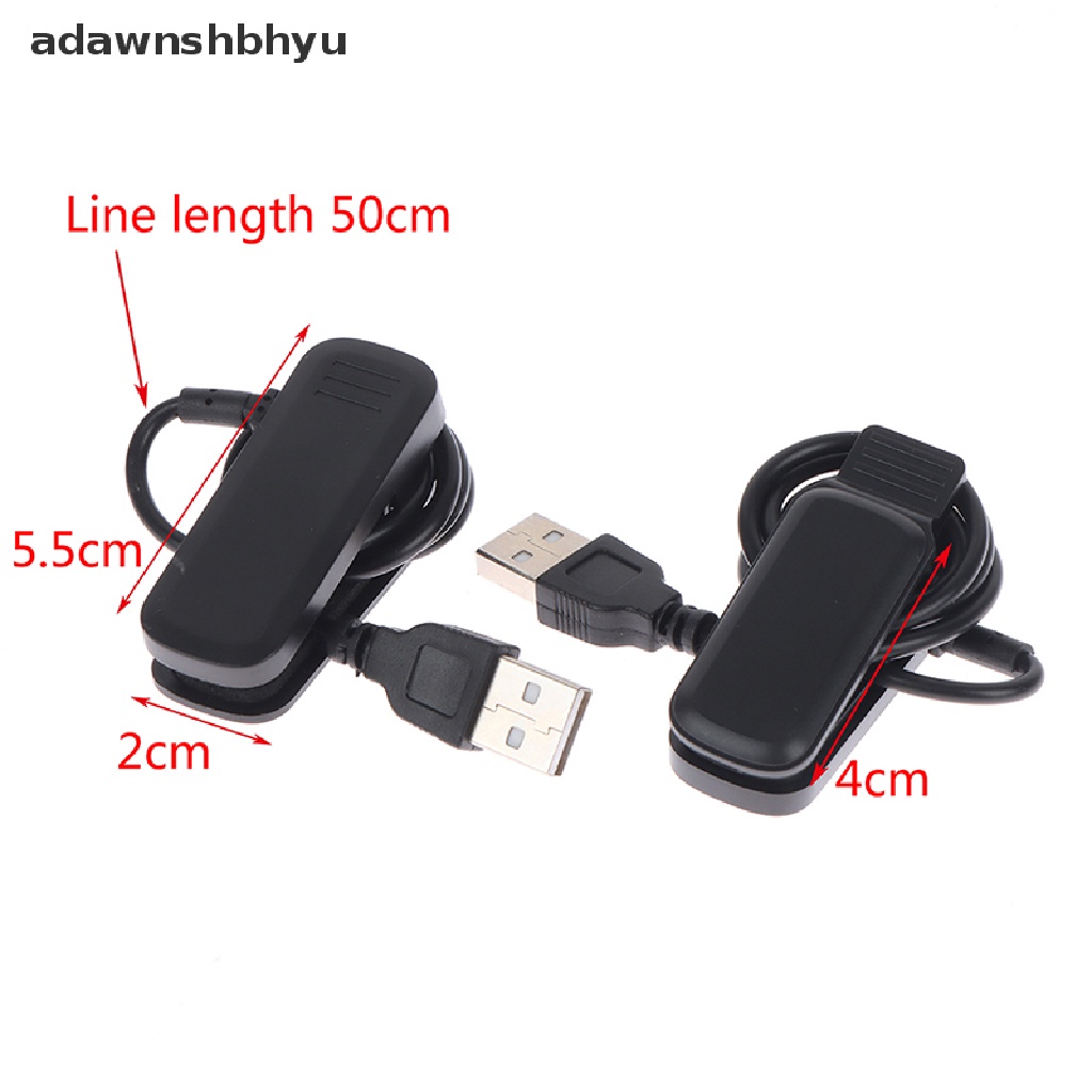 Adawnshbhyu Jam Tangan 2Pin Charger Klip Kabel Charging Dock Universal Untuk Gelang Tangan Pintar