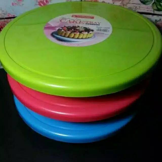 Meja putar cake tray meja dekorasi kue tart