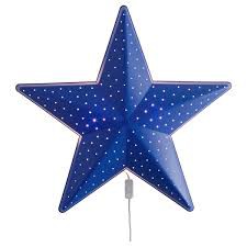 SMILA STJARNA Lampu dinding bentuk Bintang / Lampu anak EX-DISPLAY IKEA