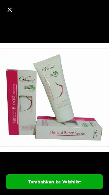 VIENNA HERBAL BREAST CREAM ORIGINAL BPOM - PEMBESAR DAN PENGENCANG PAYUDARA