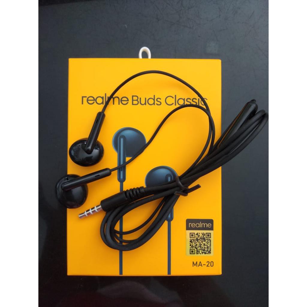 Headset Realme Wired SK-MA20 Universal Earphone Super Bass Bisa untuk Musik &amp; Telepon