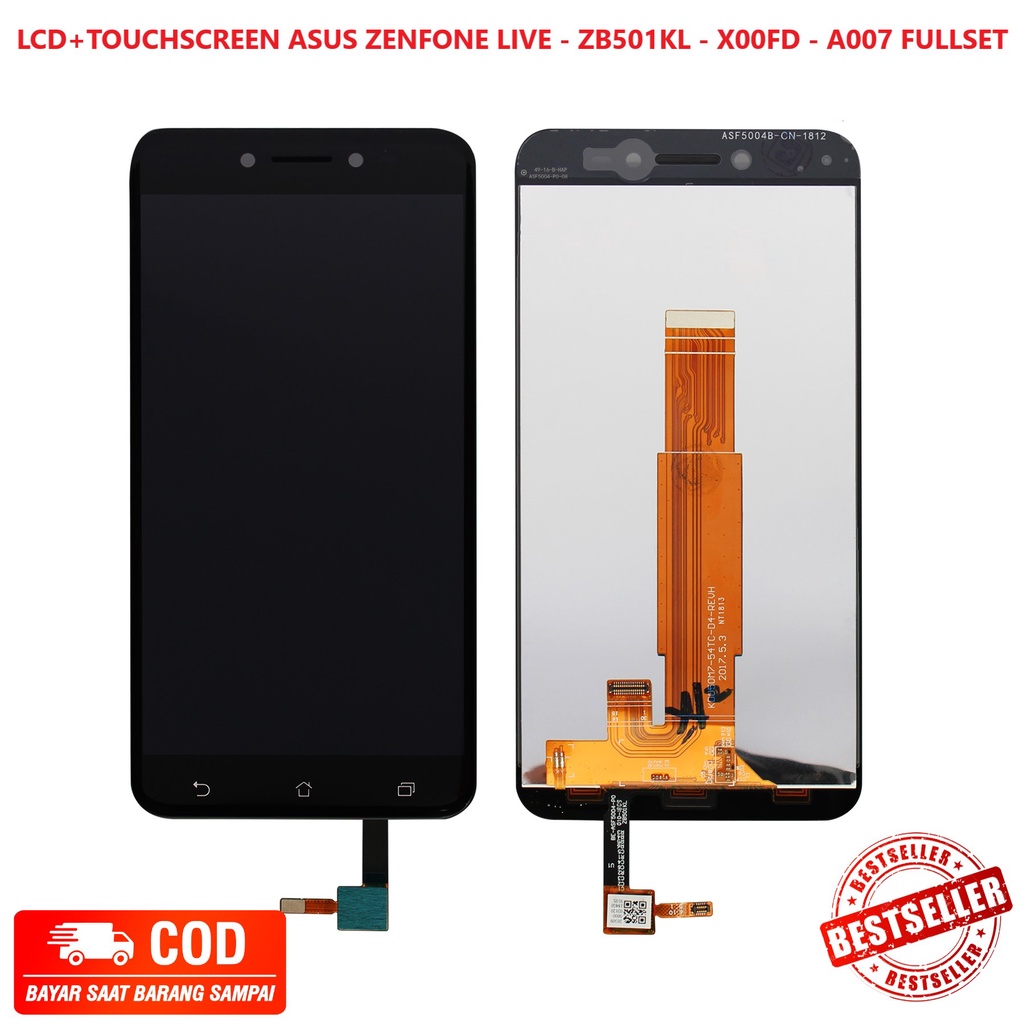 LCD ASUS ZENFONE LIVE - ZB501KL - X00FD - A007 FULLSET + TOUCHSCREEN | KONTRAS MAIN | WELSUS