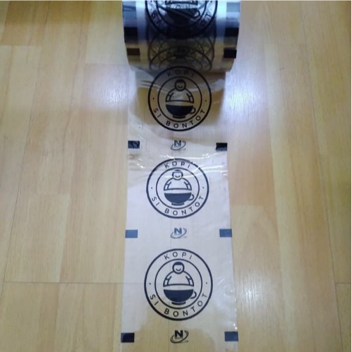 Sablon Roll Sealer Lid Cup Sealer 1 Warna untuk 2000 cup