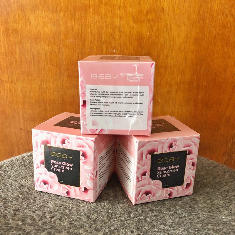 ROSE GLOW SUNSCREEN - BEBY by dr. TATA