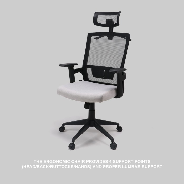 Rexus Ergonomic Office Chair Kursi Kantor NC-1 / NC1