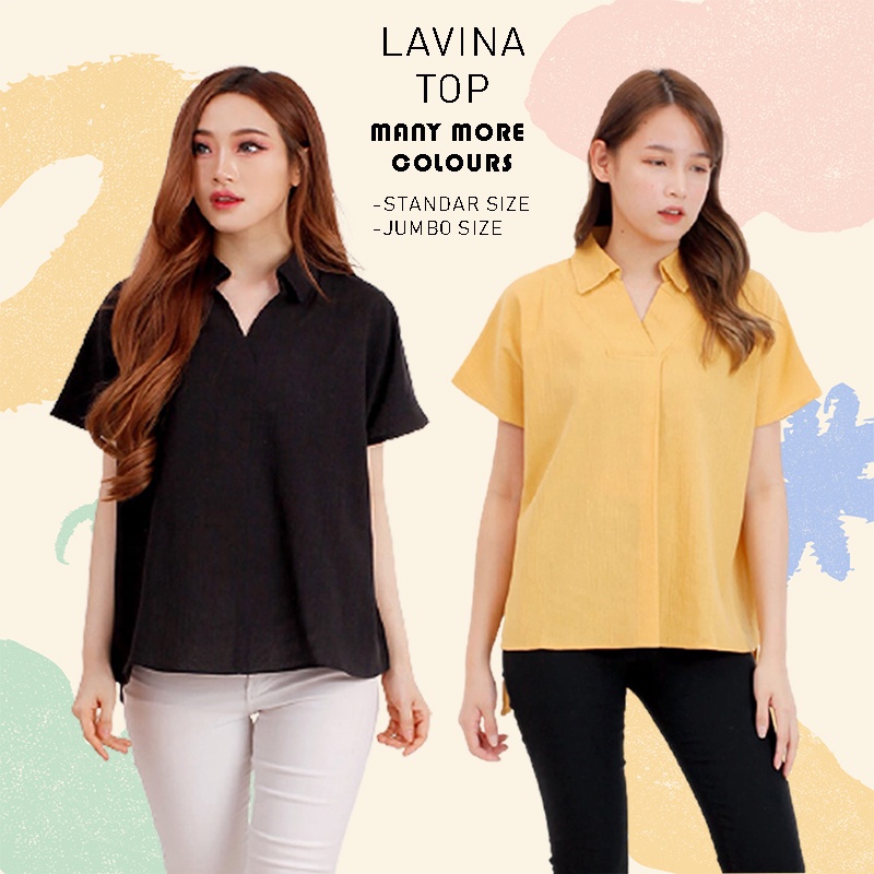 LAVINA TOP - Atasan Wanita Blouse Wanita