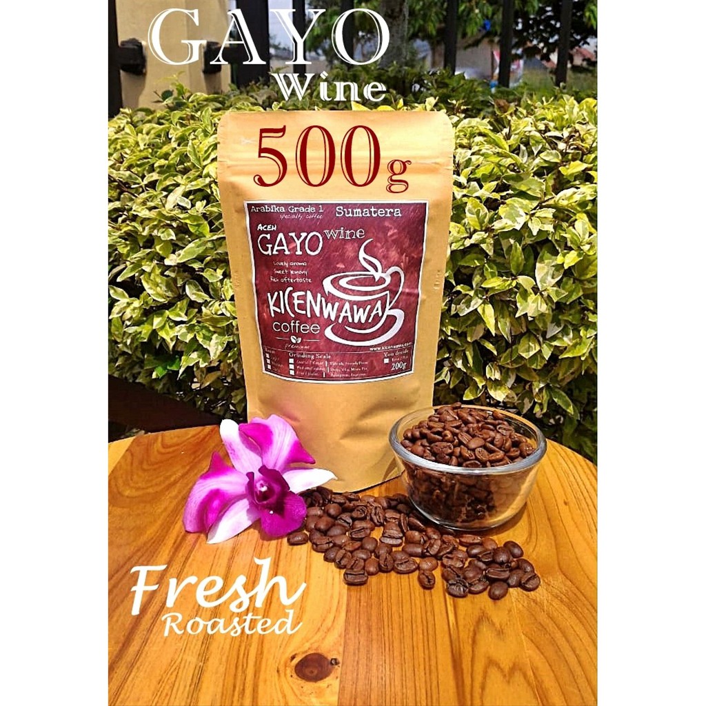 

Kopi Arabika GAYO Wine - Natural Process - Kopi Specialty Aceh 500g Terbaik