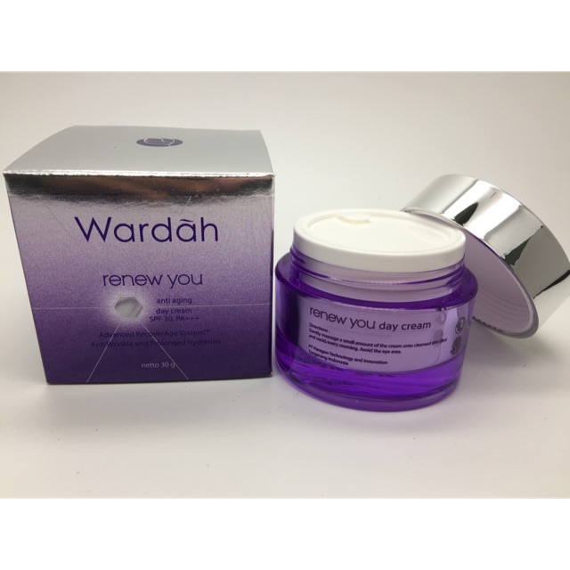 Wardah renew you anti aging day cream 30g dan 17ml