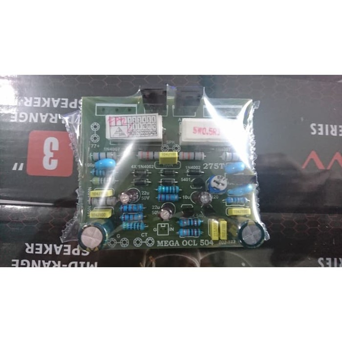 POWER DRIVER KIT MEGA SOCL 504 TRIMPOT 500W SUARA MANTAP CKJ