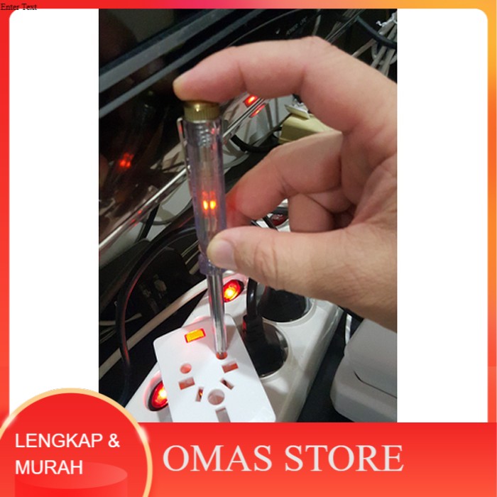 Obeng Tespen - Tespen Listrik Panjang Taspen 13,5cm Diameter 1,5cm Obeng Min - (0.5cm) COD 50 gram