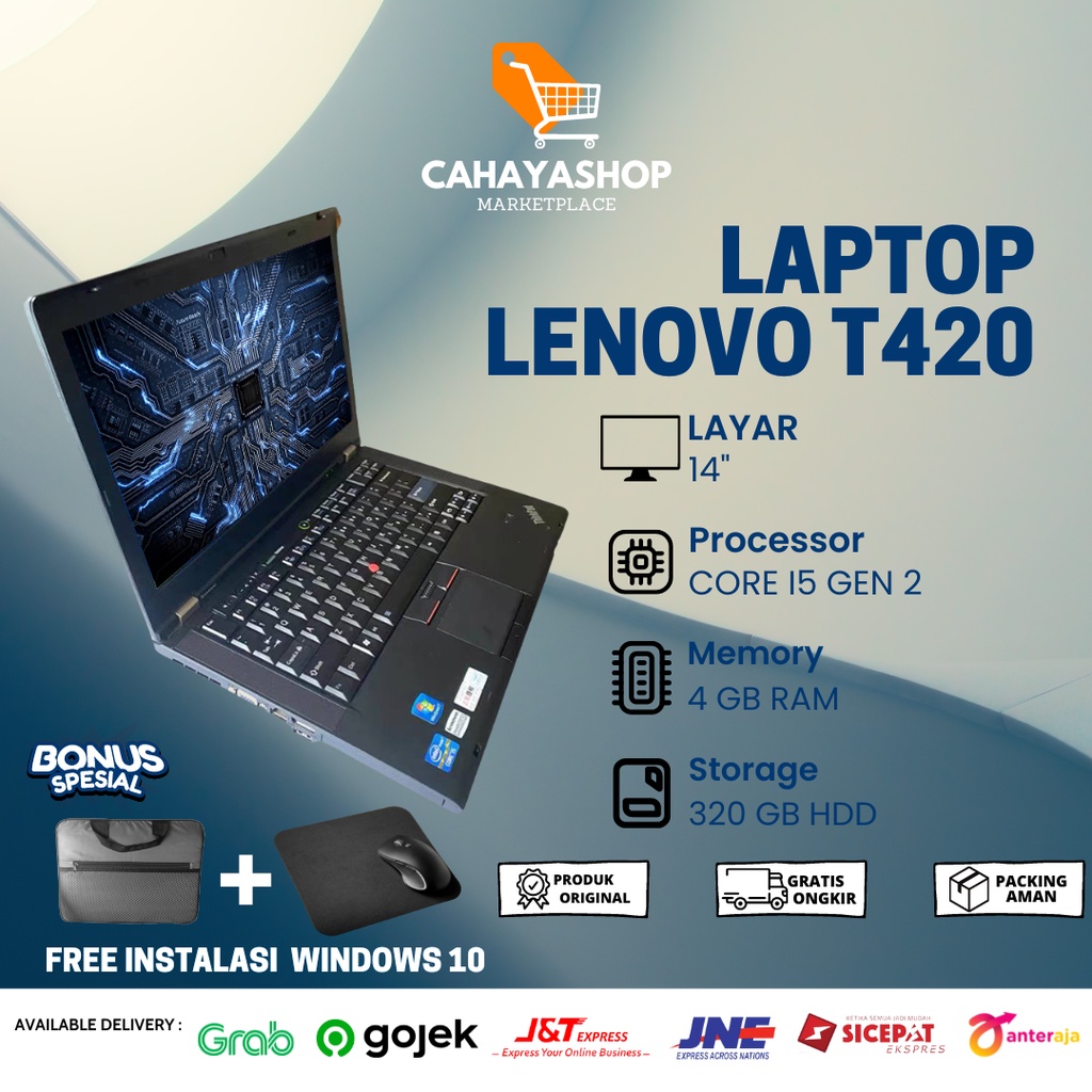 Lenovo thinkpad T420 CORE I5 4/320 14 INCH / Laptop Seken Lenovo Like