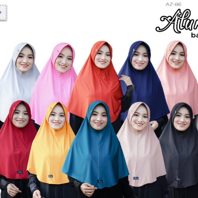 Bergo Aluna Basic Original Azamka hijab
