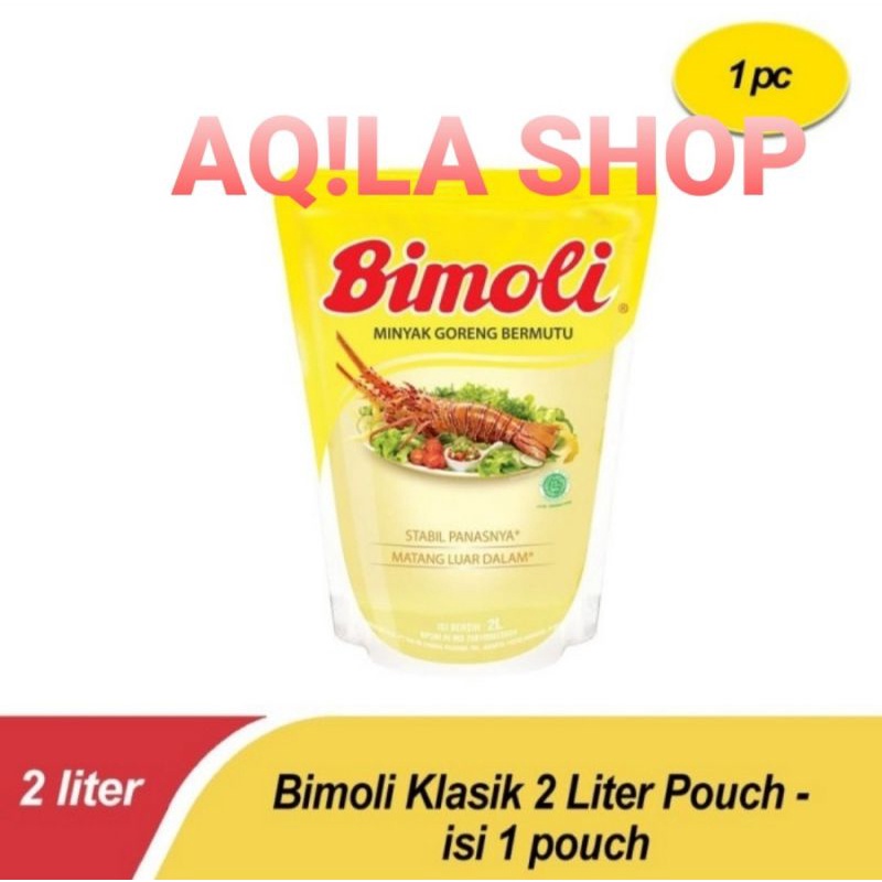 

Minyak Goreng Bermutu Bimoli Classic Pouch 2 Liter Cooking Oil Original