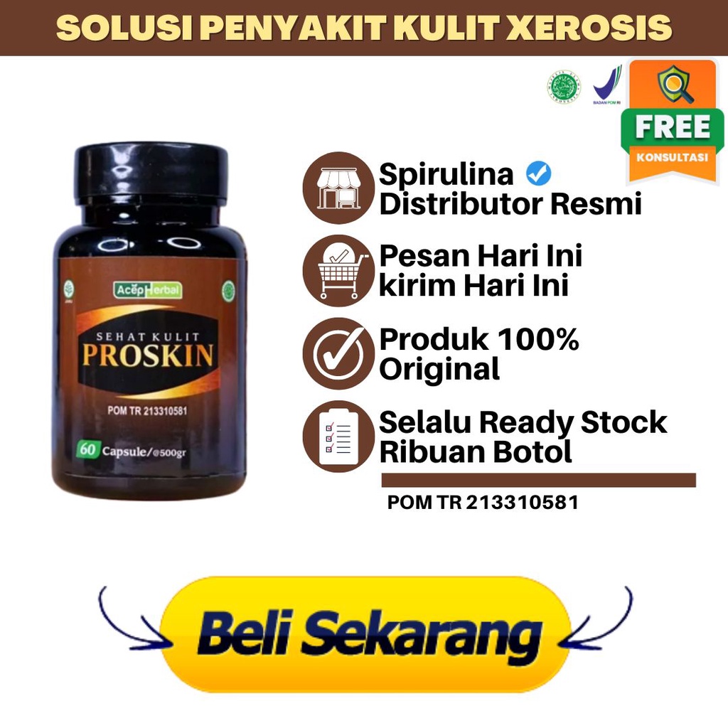 Obat Xerosis Sehat Kulit Proskin Serosis Kerosis Kulit Kering Kasar Gatal Bersisik Vitamin Kulit Pen