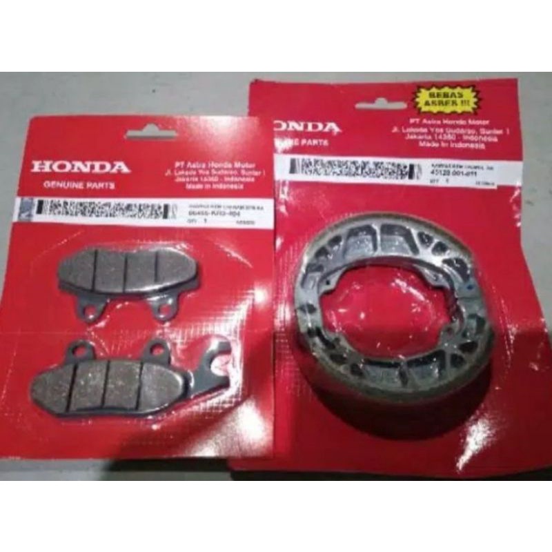 KAMPAS REM DEPAN BELAKANG SUPRA X SUPRA FIT KARISMA