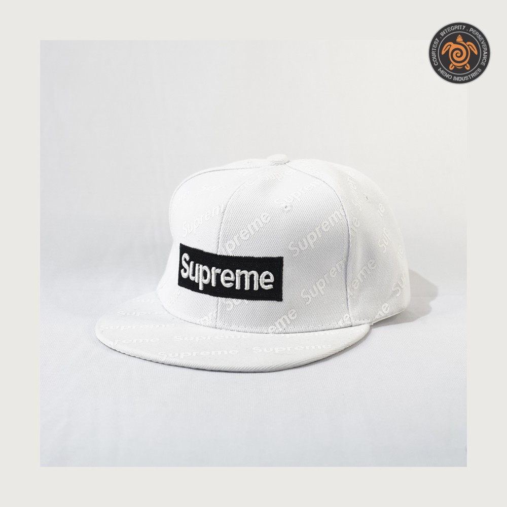 TOPI UNISEX SNAPBACK SUPREME RANDOM LOGO ORIGINAL IMPORT (HQ BORDIR)