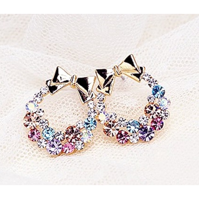 Anting Rumbai Kekinian Hias Mutiara Berlian Imitasi Gaya Korea Untuk Wanita/anting korea pita / elegant earings/ anting korea mewah/ anting tusuk/ anting wanita