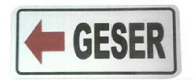 Stiker Geser Kanan Dan Geser Kiri Set Peringatan Petunjuk Pintu Kaca