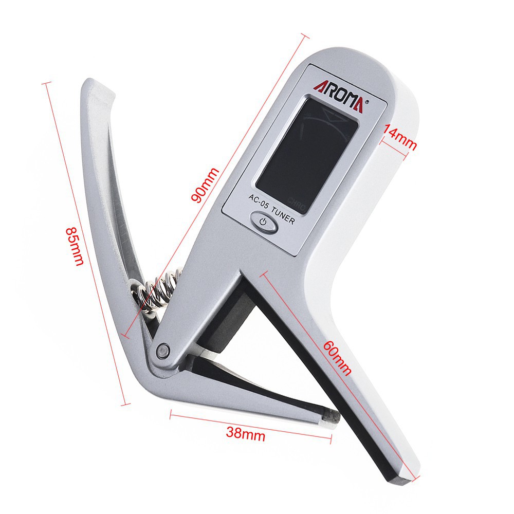 2 IN 1 Capo Kombinasi Tuner Gitar Profesional