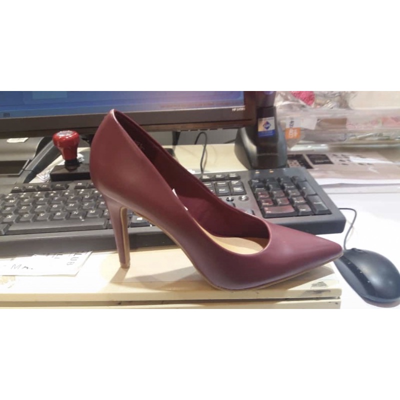 payless sale fioni Habit heels burgundy